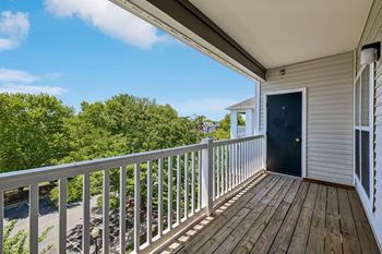 Peaceful patios and balconies*